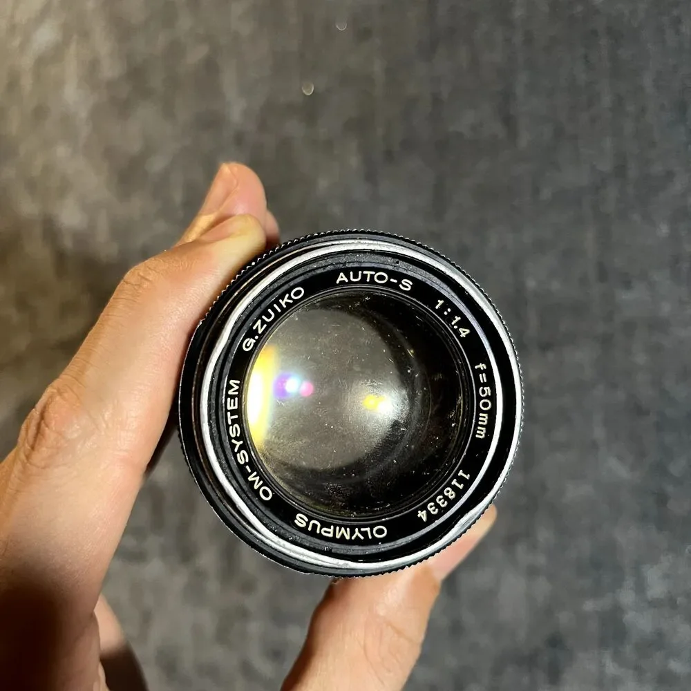Lot of 2 Olympus OM-System Zuiko Auto-S 50mm f/1.4 and 75-150mm f/4 *Untested*